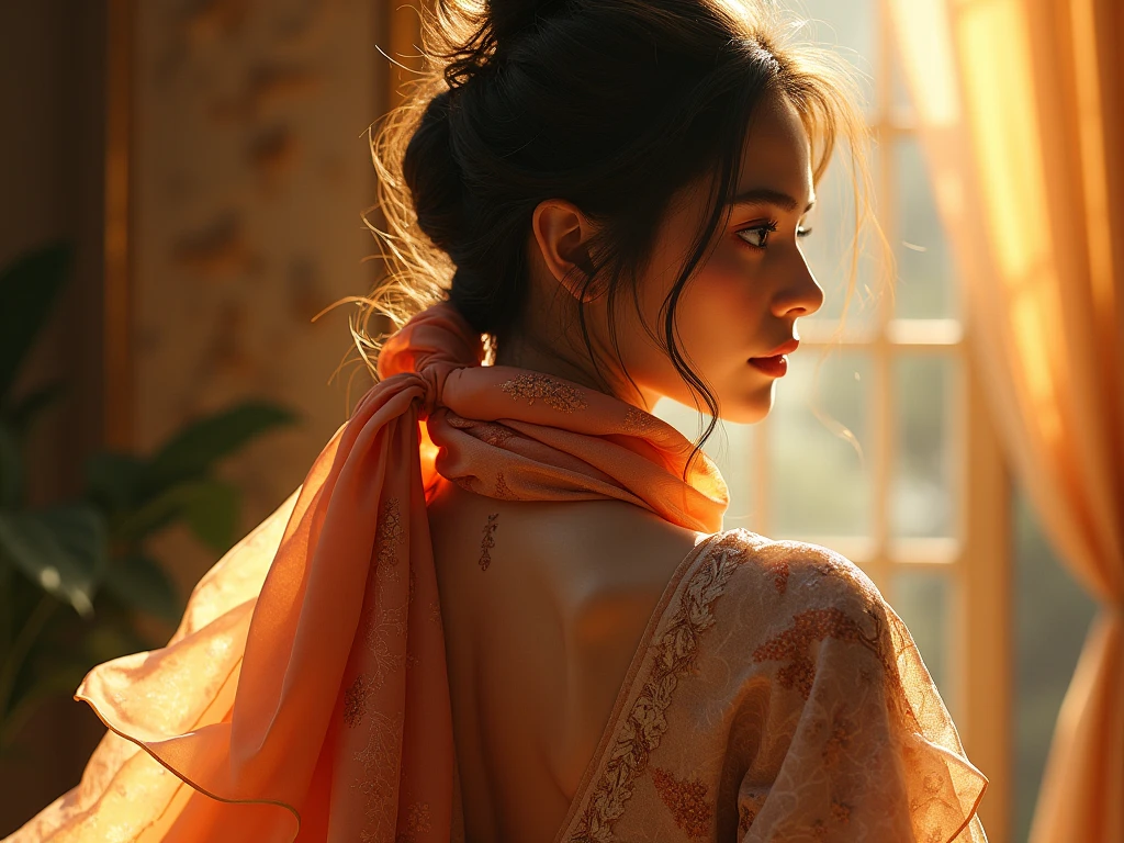 Exklusiver Seidenschal